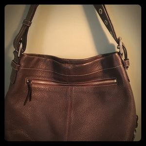Coach Dark Brown Leather Hobo Bag F1060-F15064